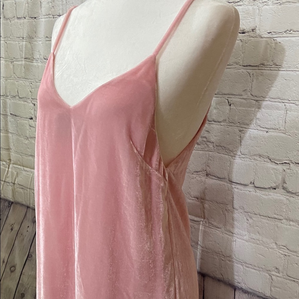 Reformation Pink Velvet Tank Top or kmini dress